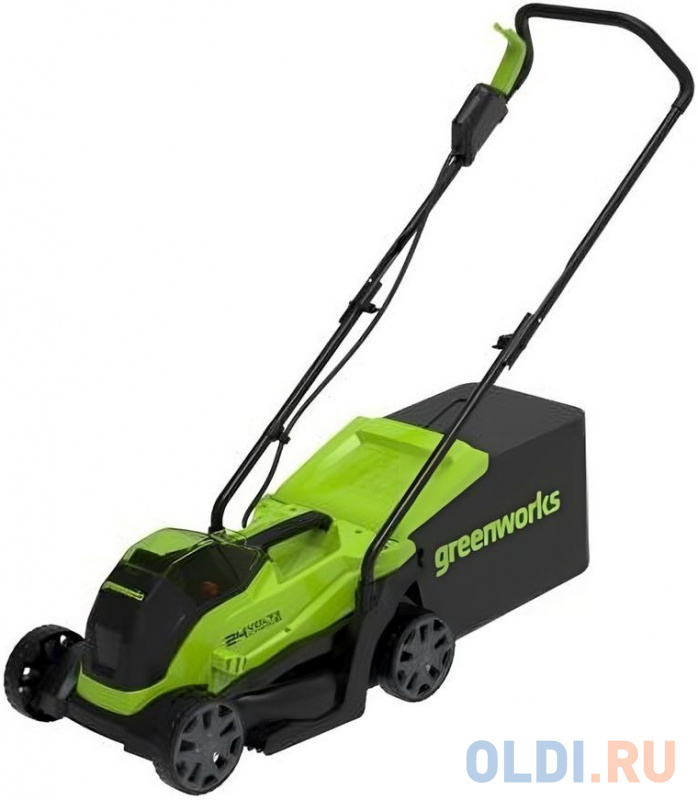 

Газонокосилка электрическая Greenworks GD24LM33K2 с 1хАКБ 2Ач и ЗУ 2516107UA