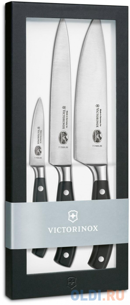 Набор ножей Victorinox Forged 3 предмета 7.7243.3 точило для ножей gipfel zooma 18х5 7х5 см