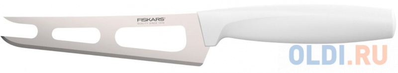 

Нож Fiskars 1015987 стальной для сыра прямая заточка белый