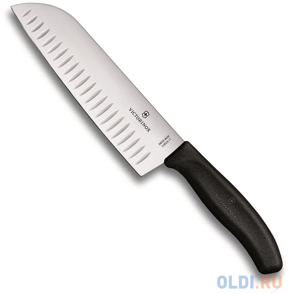 Нож Victorinox Swiss Classic стальной сантоку 170мм черный 6.8523.17B нож сантоку 17 5 см nadoba keiko