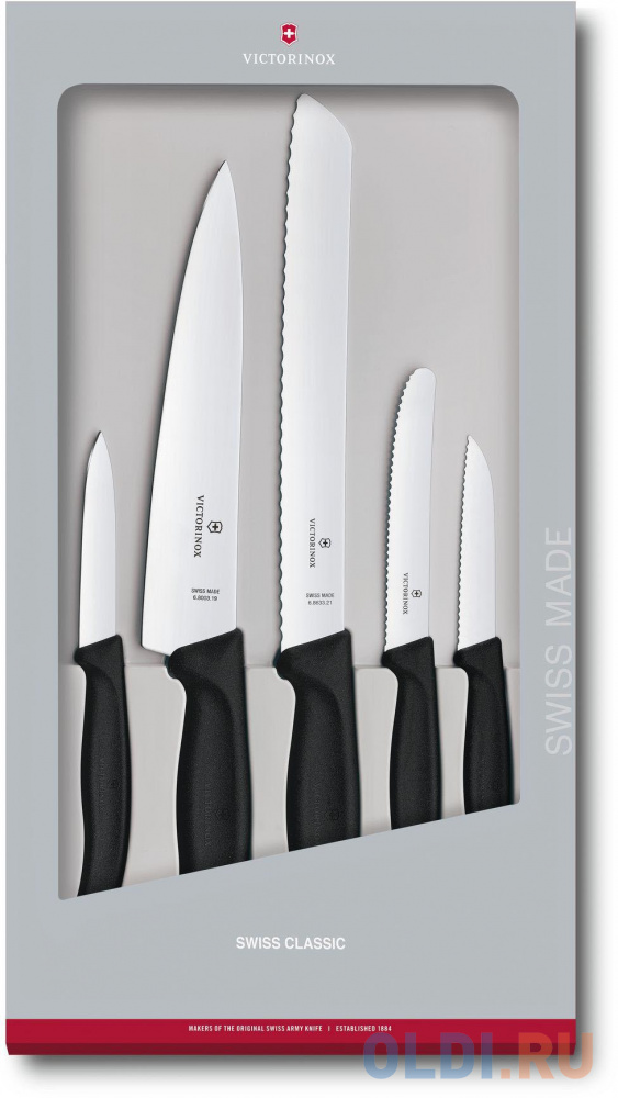 Набор ножей Victorinox Swiss Classic Kitchen (6.7133.5G) metal order holder for kitchen document clip restaurant receipt fixing clip