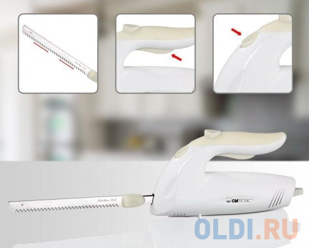 Электронож Clatronic EM 3062 weis фото