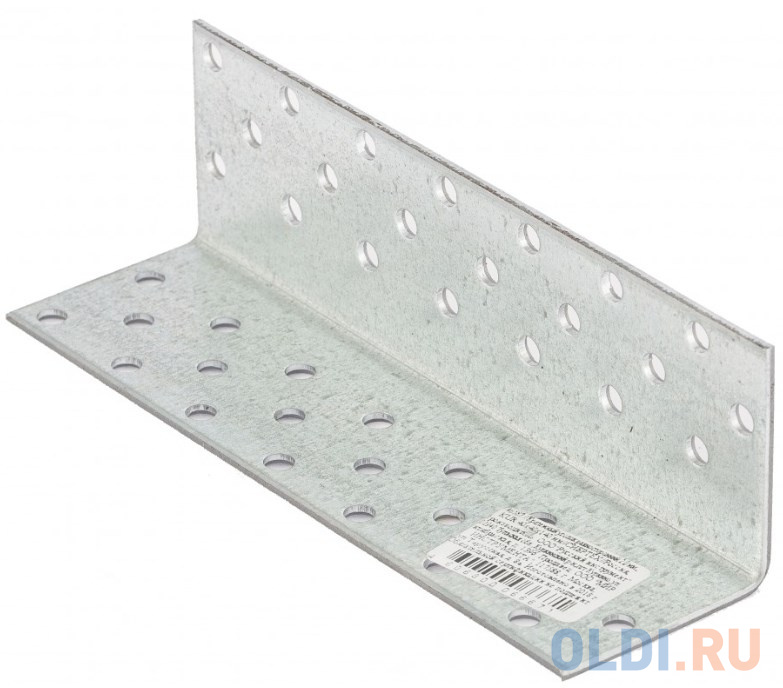 

Крепежный уголок равносторонний 2,0 мм, KUR 40x40x140 мм, Россия// Сибртех