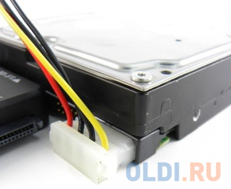Док станция для HDD/SSD SATA AgeStar 3FBCP IDE пластик черный фото