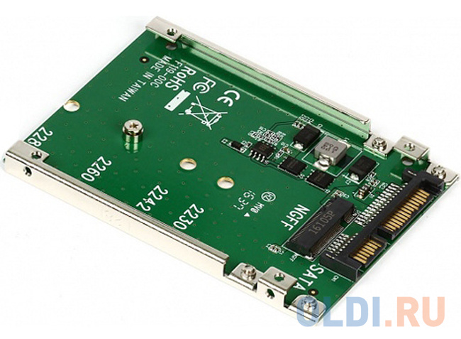 

Переходник-конвертер Smartbuy DT-119 для M.2 NGFF SATA SSD в 2.5" 7mm SATA