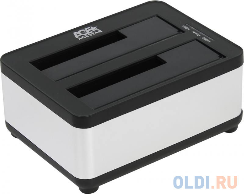    HDD 2.5 /3.5  SATA AgeStar 3UBT8 (SILVER) clone, USB3.0, +, ,