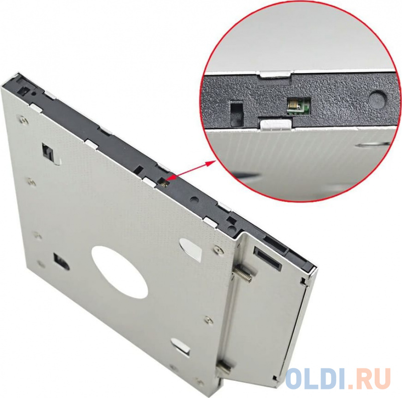 ORIENT UHD-2SC12  Шасси для 2.5” SATA HDD для установки в SATA отсек оптического привода ноутбука 12.7 мм фото