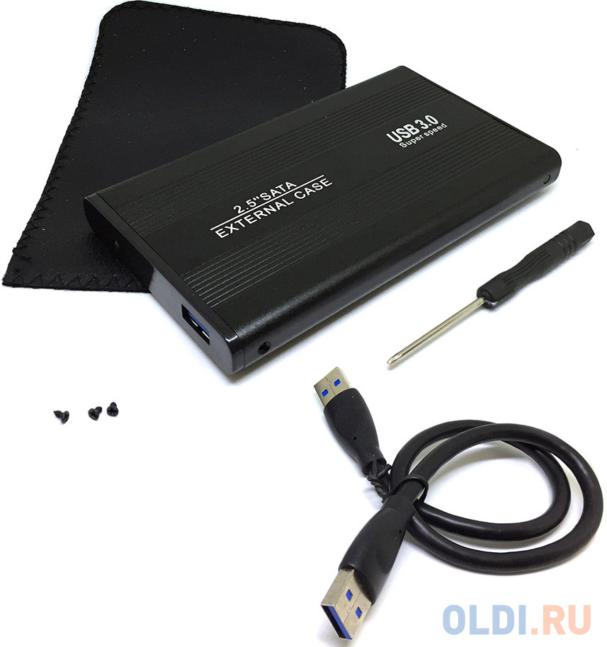 Переходники SSD external case USB3.0 - 2,5" SATA6G HDD/SSD (HU307B), Espada 43993 - фото 2