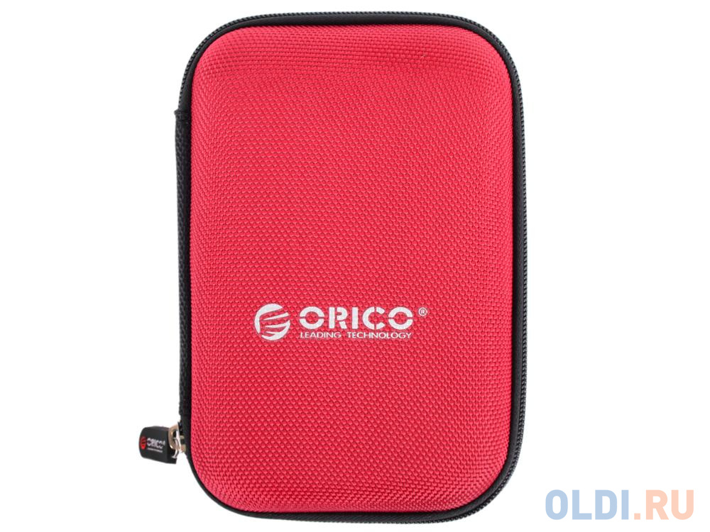 Чехол для HDD 2.5" ORICO PHD-25-RD, EVA-материал, влагозащита, краcный, 135 x 90 x 19 мм - фото 2