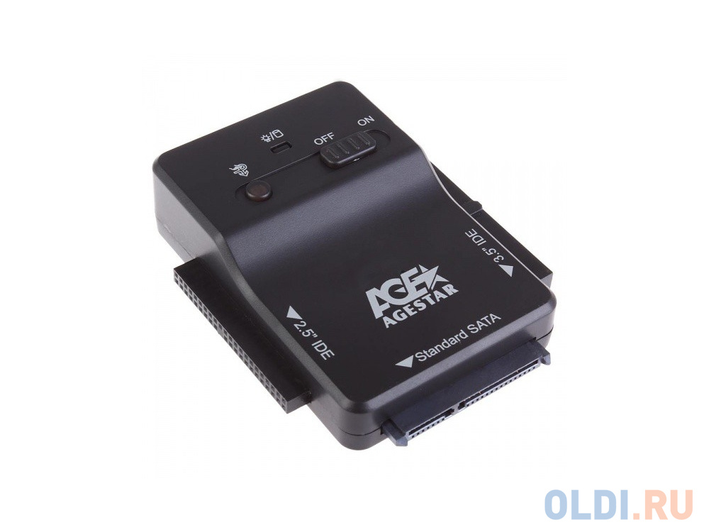 Переходник для HDD AGESTAR 3FBCP1 3.5",2.5" SATA HDD/ 2.5" SSD / 3.5",2.5" IDE HDD - USB 3.0 - фото 2
