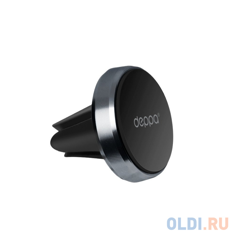 

Автомобильный держатель Deppa Mage mini для смартфонов, магнитный, крепление на вент.решетку, графит.