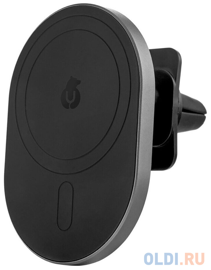

Держатель автомобильный c беспроводной зарядкой uBear Go-Power MagSafe черный