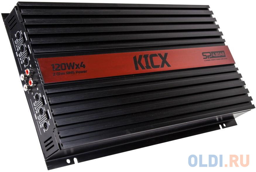 Усилитель звука Kicx SP 4.80AB 4-канальный 4x80 Вт