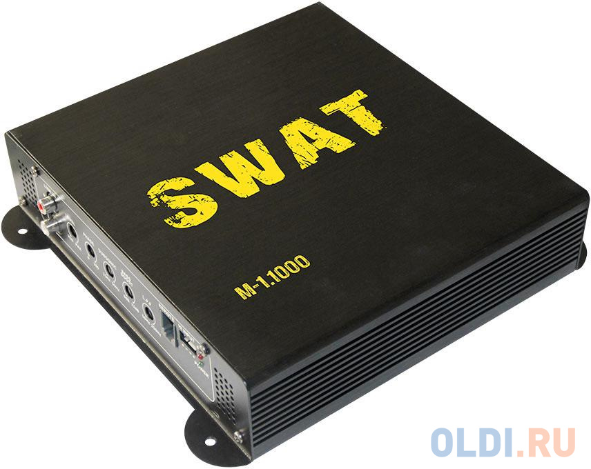 Усилитель автомобильный Swat M-1.1000 одноканальный автомобильный компрессор старт авто ветр acp121