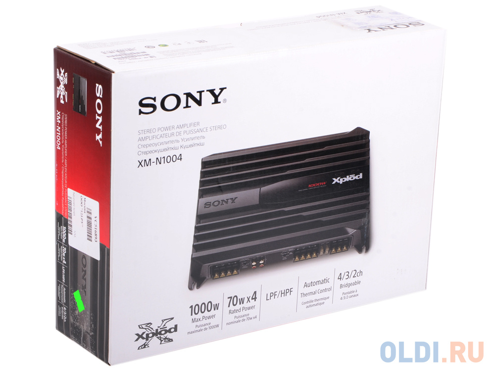 Усилитель звука Sony XM-N1004 4-канальный - фото 5