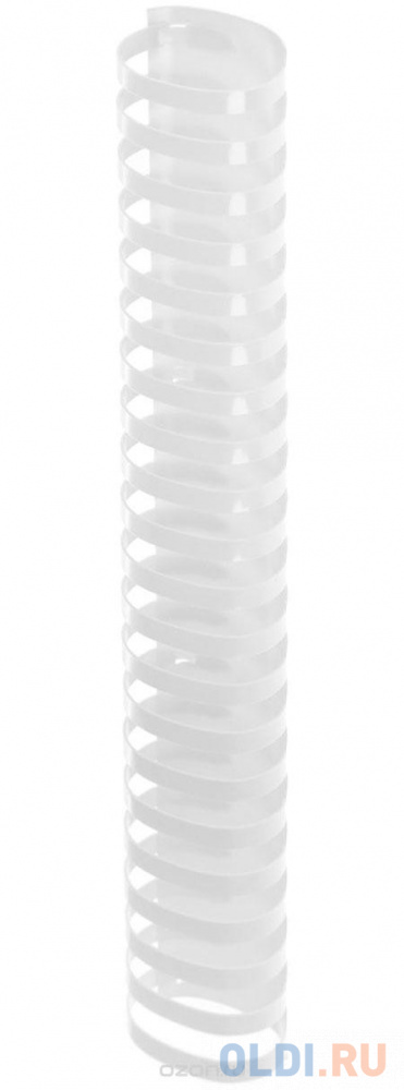 Пружина пластиковая [FS-53494], 38 мм, белый, 50 шт