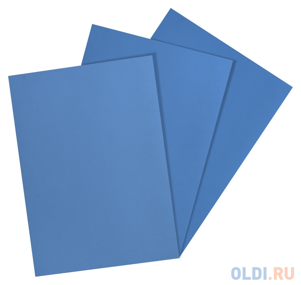 Обложки для переплёта Silwerhof A4 230г/м2 синий (100шт) (1449337) фото
