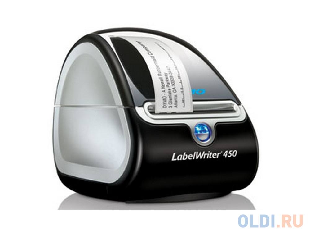 Принтер DYMO LableWriter 450 индустриальный ленточный до 60мм черный/серебро S0838770 - фото 2