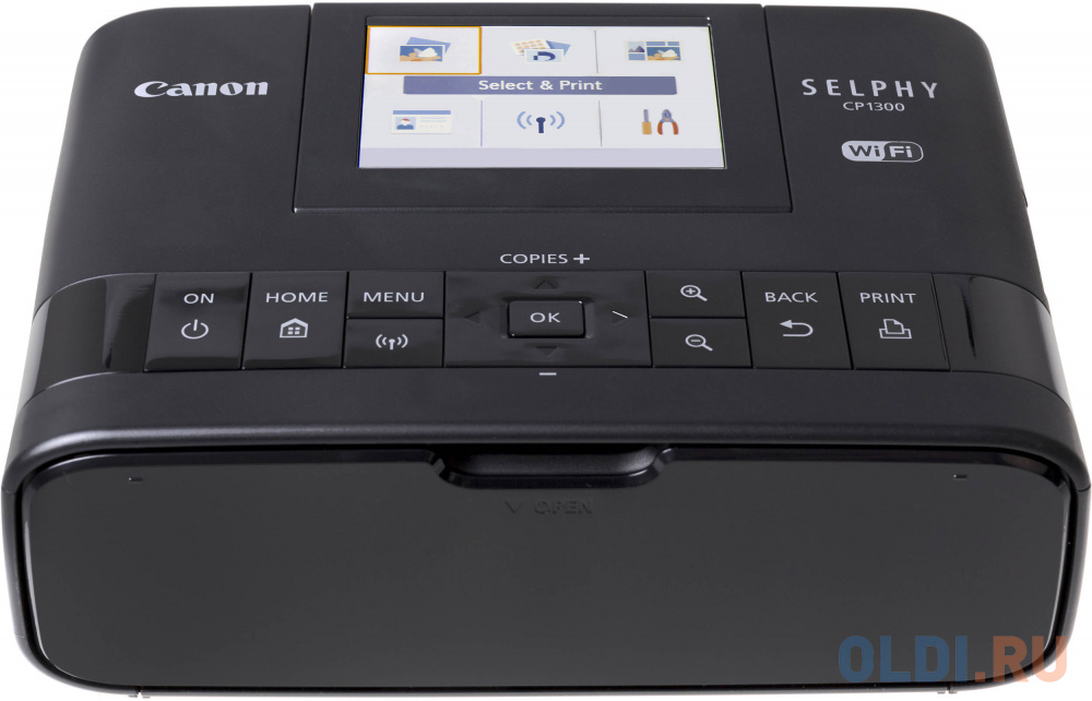 Принтер Canon Selphy 1300 цветной A6 300x300dpi Wi-Fi USB черный 2234C002 - фото 1