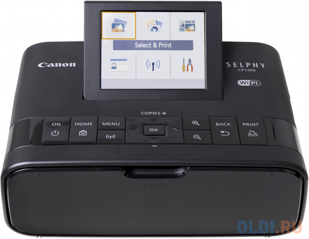 Принтер Canon Selphy 1300 цветной A6 300x300dpi Wi-Fi USB черный 2234C002 - фото 3