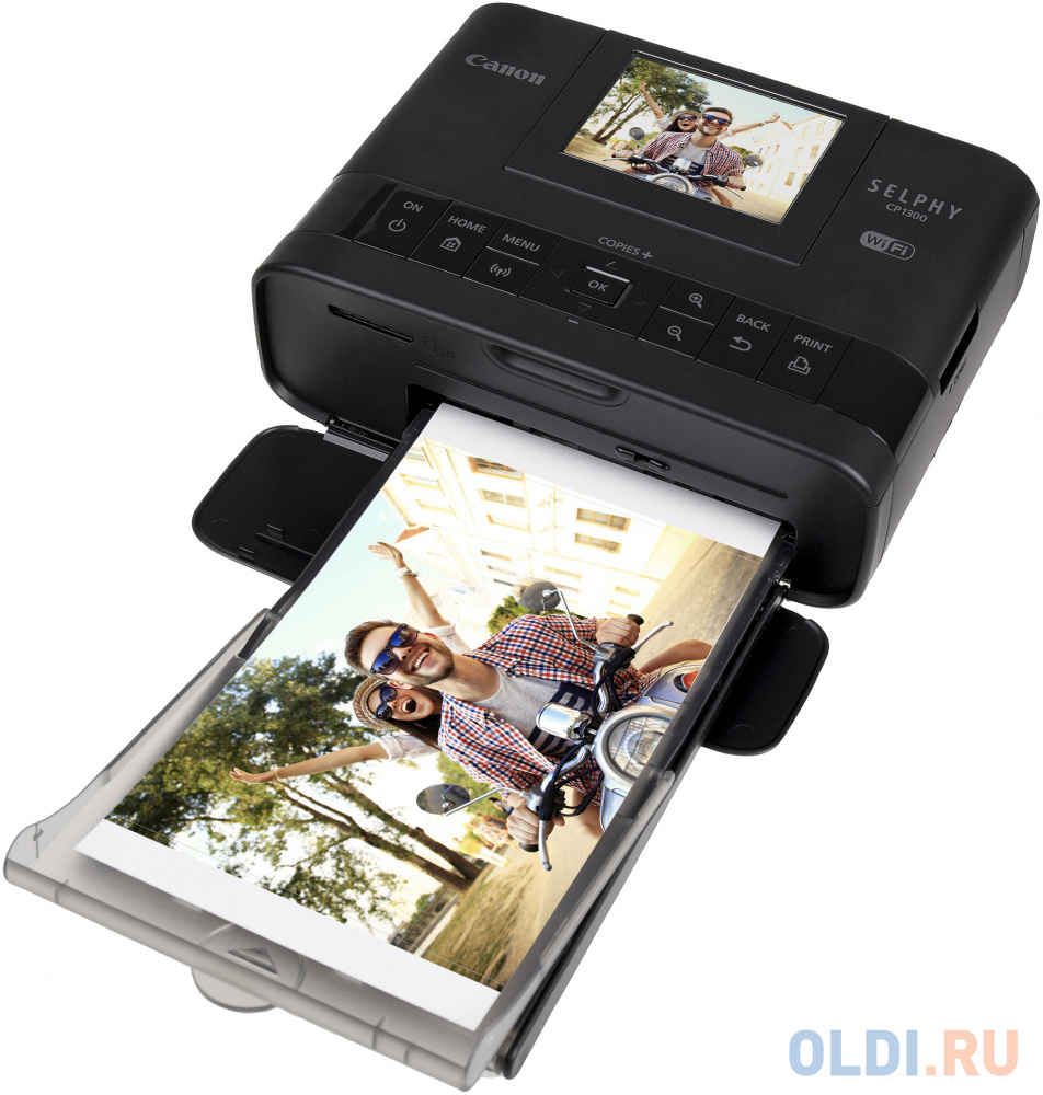 Принтер Canon Selphy 1300 цветной A6 300x300dpi Wi-Fi USB черный 2234C002 - фото 5