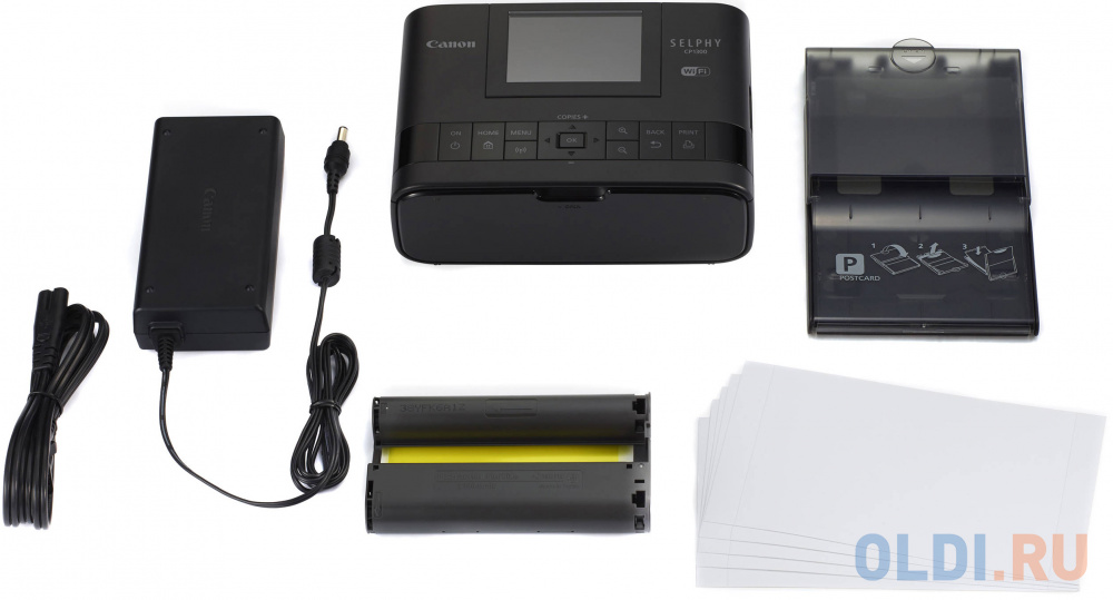 Принтер Canon Selphy 1300 цветной A6 300x300dpi Wi-Fi USB черный 2234C002 - фото 6