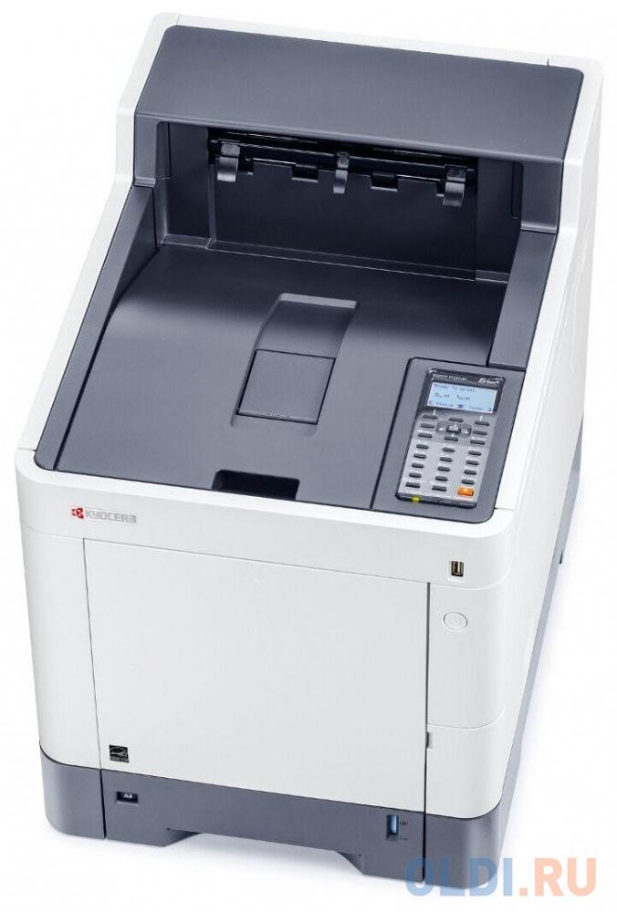 Принтер лазерный KYOCERA Цветной лазерный принтер Kyocera P6235cdn (A4, 1200 dpi, 1024 Mb, 35 ppm,  дуплекс, USB 2.0, Gigabit Ethernet, тонер) продажа только с доп. тонерами TK-5280K/C/M/Y 1102TW3NL1 - фото 2