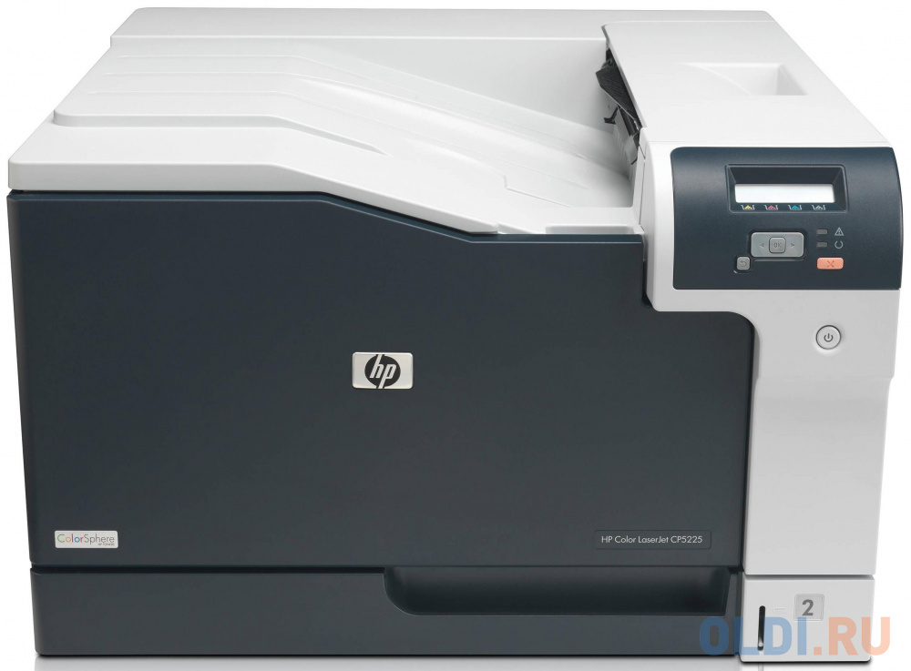 Лазерный принтер HP Color LaserJet Professional CP5225n CE711A принтер hp color laserjet enterprise m751dn t3u44a a3 41 стр мин дуплекс 1 5гб usb lan замена d3l09a m750dn