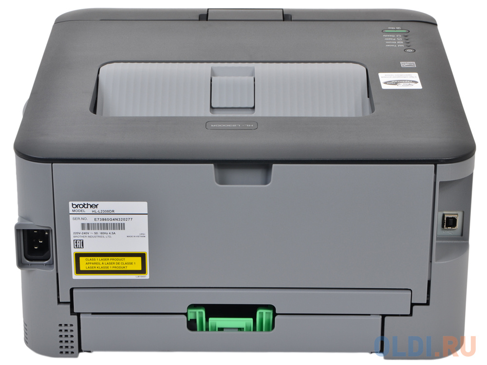 Принтер лазерный Brother HL-L2300DR A4, 26стр/мин, дуплекс, 8Мб, USB (замена HL-2132R) HLL2300DR1 - фото 4