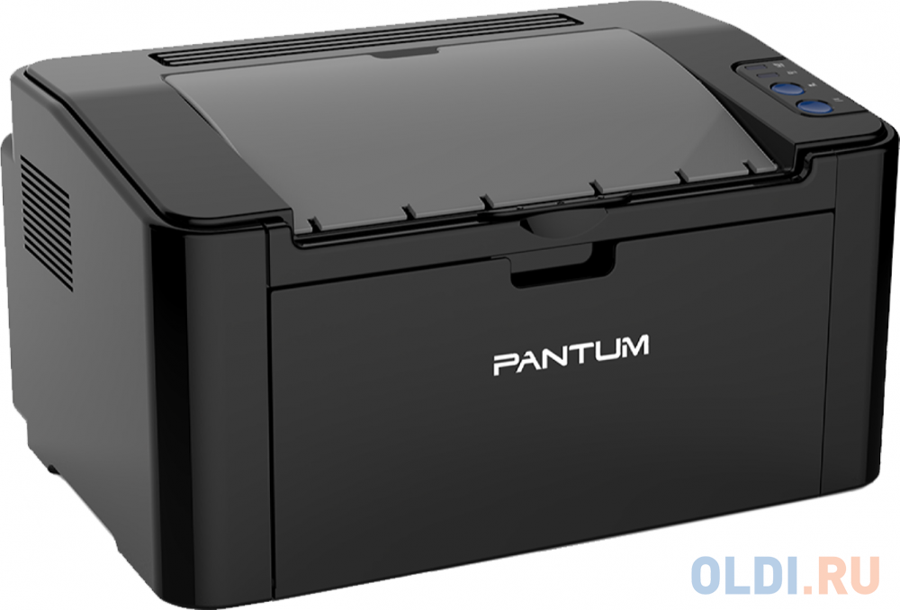 Принтер Pantum P2207 (лазерный, ч.б., А4, 20 стр/мин, 1200x1200 dpi, 64Мб RAM, лоток 150 листов, USB, черный корпус) - фото 2