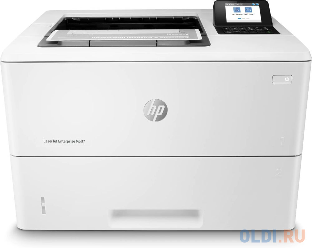 Принтер HP LaserJet Enterprise M507dn 1PV87A A4, 43 стр/мин, дуплекс, 512Мб, USB, LAN (замена F2A69A M506dn)