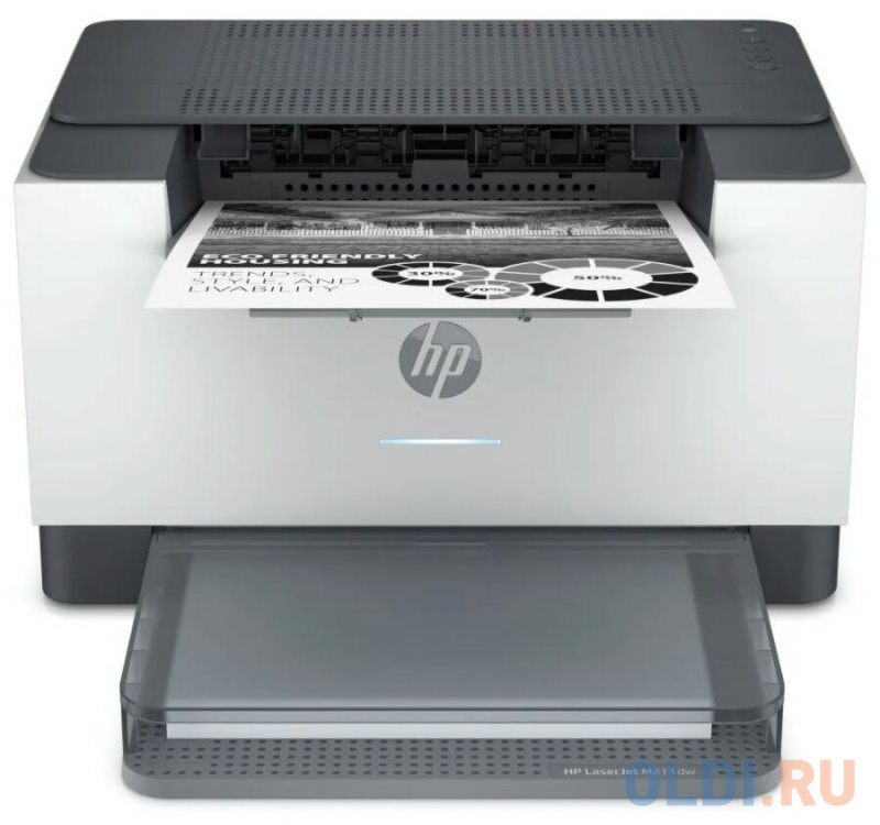 Принтер лазерный HP LaserJet M211dw (9YF83A), цвет белый, размер 355x265x426.5 мм - фото 1