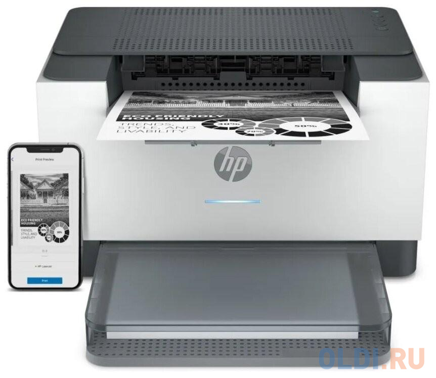 Принтер лазерный HP LaserJet M211dw (9YF83A), цвет белый, размер 355x265x426.5 мм - фото 5