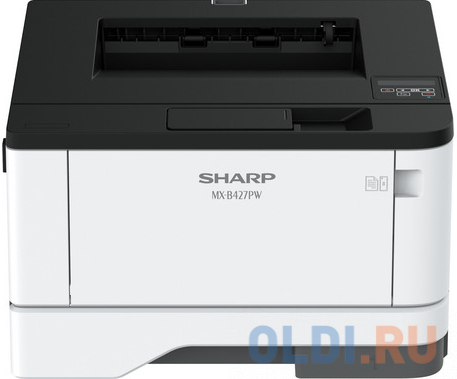 Лазерный принтер Sharp MXB427PWEU, цвет белый, размер 368 х 363 х 222 мм - фото 1