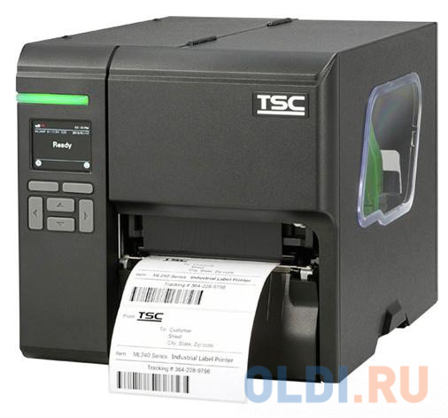 Термотрансферный принтер TSC ML340P leonix c42 dt tt 203dpi скорость печати 10ips 300м риббон usb usb host lan rs232