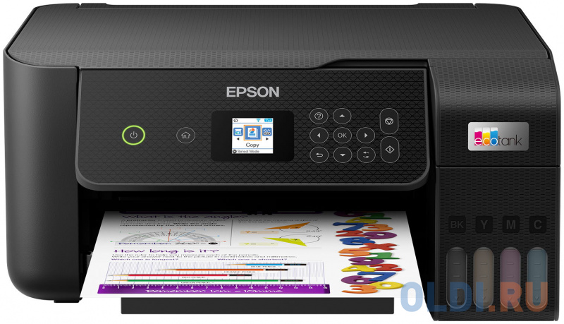 Фабрика Печати Epson L3260, А4, 4 цв., копир/принтер/сканер, USB, WiFi Direct (C11CJ66409 / C11CJ66414/C11CJ66507) мфу лазерное hp laserjet pro m428fdn a4 принтер сканер копир факс 1200dpi 38ppm 512mb dadf50 duplex lan usb w1a29a 10k