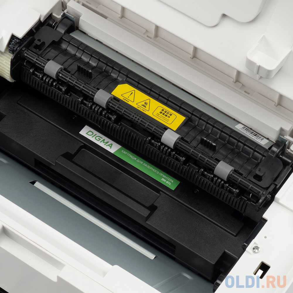 Принтер лазерный Digma DHP-2401 A4 белый - фото 4