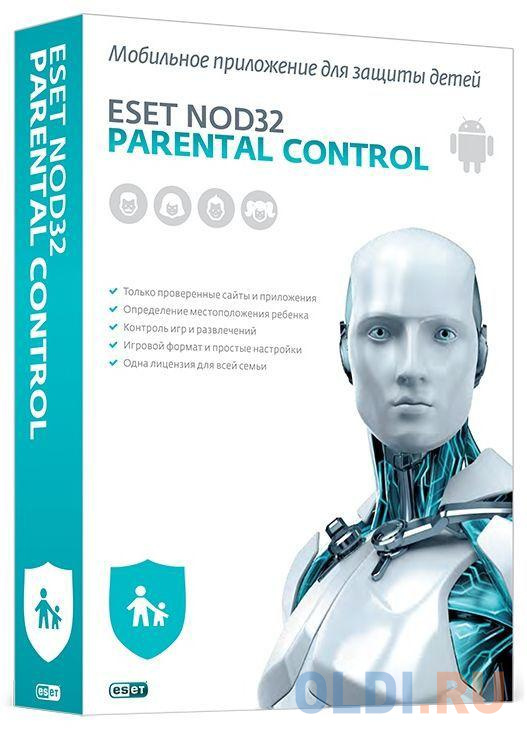 

Антивирус ESET NOD32 Parental Control для всей семьи на 12 мес NOD32-EPC-NS(BOX)-1-1