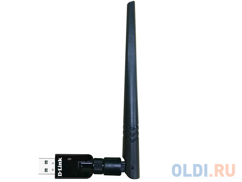 D-LinkDWA-172/RU/B1A Беспроводной двухдиапазонный USB-адаптер AC600 с поддержкой MU-MIMO и съемной антенной tenda u10 двухдиапазонный usb адаптер стандарт 802 1aс интерфейс usb2 0