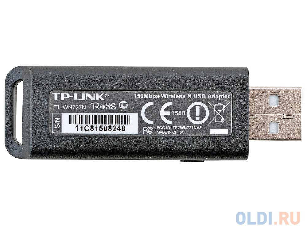 Адаптер TP-Link TL-WN727N Беспроводной сетевой USB-адаптер серии N, скорость до 150 Мбит/с - фото 2