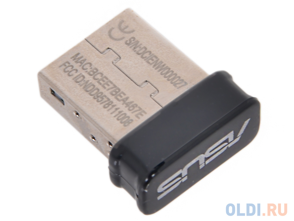 Беспроводная сетевая карта ASUS USB-N10 NANO Суперкомпактный Wi-Fi адаптер стандарта 802.11n фото