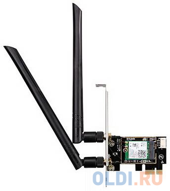 

Wireless AX3000 Dual-band PCI Express Adapter.802.11a/b/g/n/ac and 802.11ax compatible, switchable Dual band 2.4 GHz or 5 GHz; Up to 2402 Mbps data transfer rate in 802.11ax mode 5 GHz, up to 574 Mbps data transfer rate in 802.11ax mode 2.4 GHz, Bl