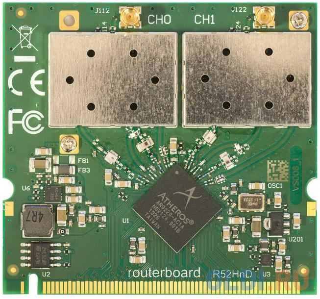 Беспроводной mini PCI адаптер MikroTik R52HnD 802.11g 108Mbps колготки mini papillon 20 mineral