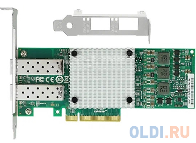 Сетевой адаптер PCIE 10GB FIBER 2SFP+ LREC9812AF-2SFP+ LR-LINK netxtreme n1100g bcm957504 n1100g 1x100gbe 100 50 25 10gbe pcie 4 0 x16 qsfp56 bcm57508 ocp 3 0 ethernet adapter oem 10