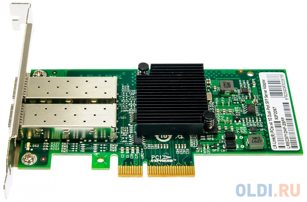 Сетевой адаптер PCIE 1GB 2SFP LREC9712HF-2SFP LR-LINK