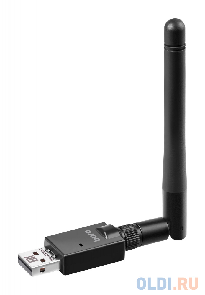 Адаптер USB Buro BU-BT50C Bluetooth 5.0+EDR class 1 100м черный