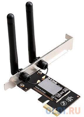 Сетевой адаптер WiFi D-Link DWA-548 DWA-548/10/C1A N300 PCI Express (ант.внеш.несъем.) 2ант. (упак.:10шт) wi fi адаптер tp link archer t2u plus