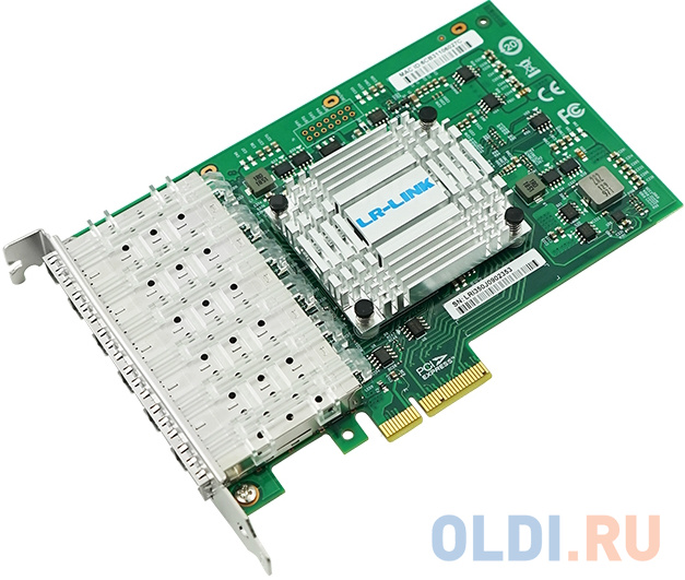 Сетевой адаптер PCIE 1GB 6SFP LRES1006PF-6SFP LR-LINK фото