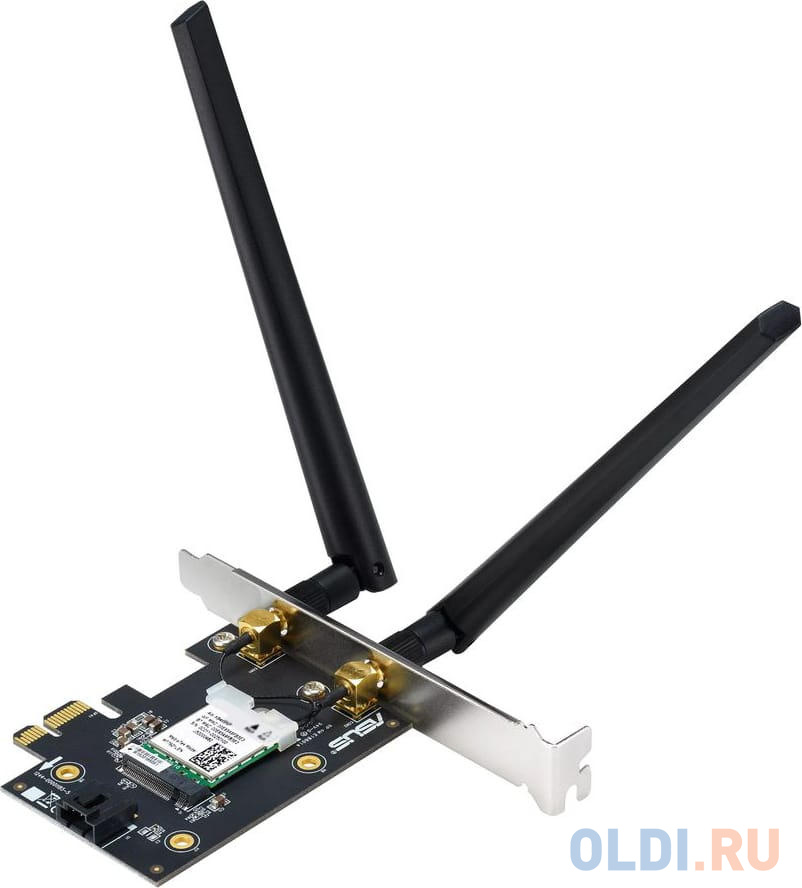 

ASUS PCE-AX1800 //WIFI 802.11ax, 2402 + 574Mbpsб PCI-E Adapter, 2 антенны; 90IG07A0-MO0B00