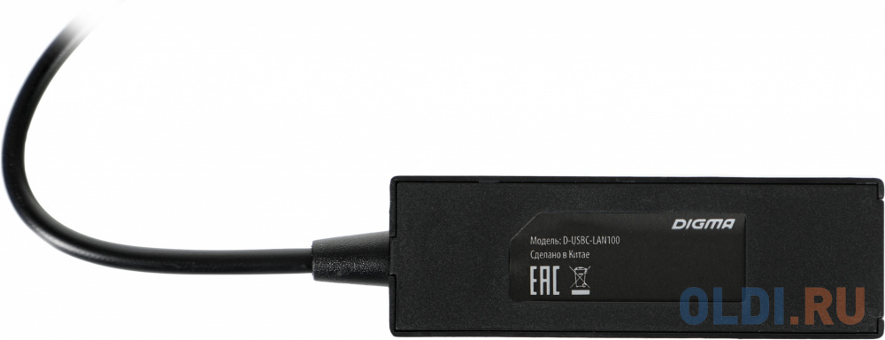 Сетевой адаптер Fast Ethernet Digma D-USBC-LAN100 USB Type-C (упак.:1шт) - фото 7